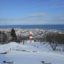 オホ－ツク海と灯台