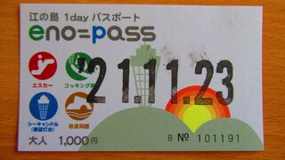 「江の島１dayパスポート」が購入できます
