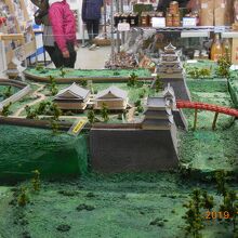 観光案内所のジオラマ