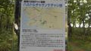 春採湖の北寄りにあり、湖にせりだしていました