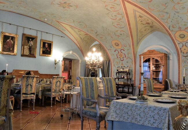 ストロガノフ伯爵の宮殿で世界で初めて作られたビーフストロガノフの夕食を♪