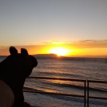 朝日が美しい…海の真ん前で眺望最高