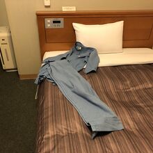 ベッドも広いです