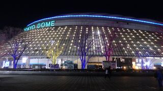 夜もキレイです、東京ドームシティ