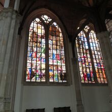教会内のステンドグラス
