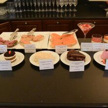 レッドキャビアサンドイッチ、美味しかった♪　