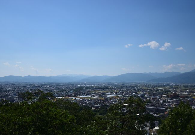 松本市内を見渡せる絶景