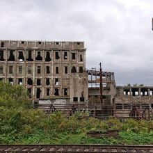 正面から見た王子製紙真岡工場