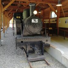 展示されていた機関車