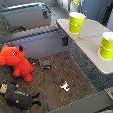 列独り占めでした