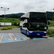 乗車したバス