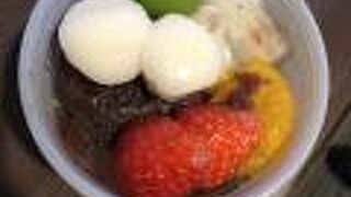 あんみつクリスマスバージョン。