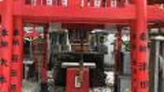 赤い鳥居が数本