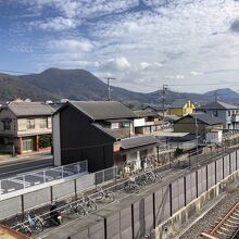 跨線橋からの景色