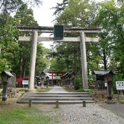 歴史ある神社