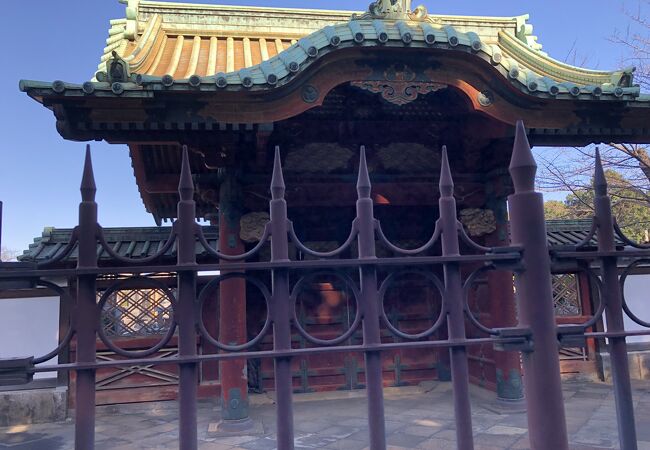 徳川家綱の霊廟への門
