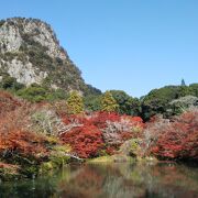 紅葉の時期は駐車場が混んでた