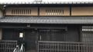 江戸末期に建てられた京町屋