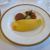 朝食のオムレツ