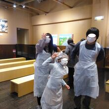 作り終わってポーズ