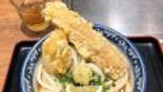 ボリュームたっぷりのうどん