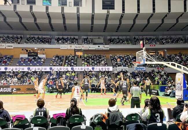 バスケットボール試合「北海きたえーる」北海道立総合体育センター　豊平区