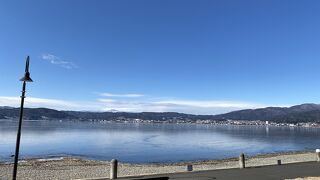 諏訪湖（凍結）