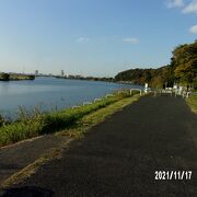 市川市の西側で東京都との境の川です。