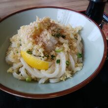 この日はしょうゆうどん
