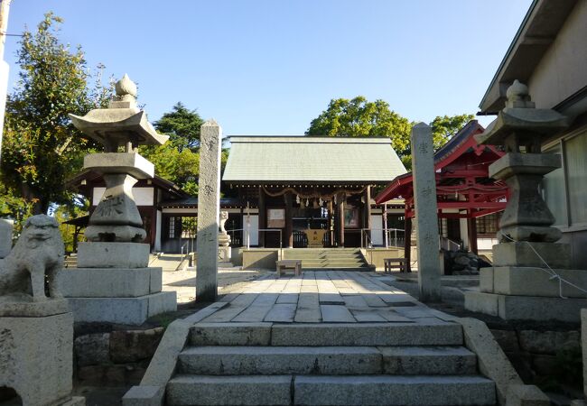 平家に由緒のある神社です。