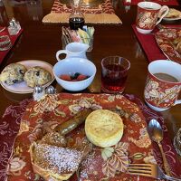 朝食が素晴らしい。一日目。