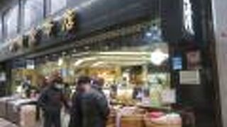 市中心にあるアーケード街