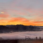 早朝、赤倉温泉から見た日の出の瞬間!!