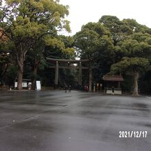 南参道の大鳥居です。