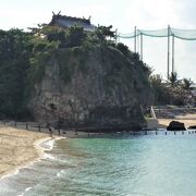 海が見渡せる断崖に佇む神社　～　波上宮