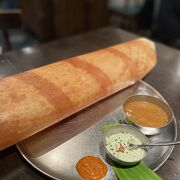 本格的な南インド料理