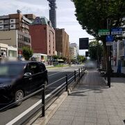 自転車道がある