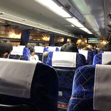 札幌市内行きの車内