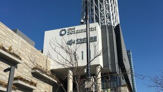 こじんまりした店が連なる