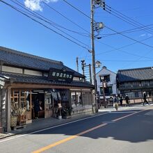 街道沿いの町並みです