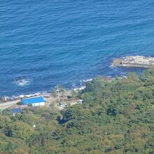 恵山登山中。ぎりぎり見えず。右端です。