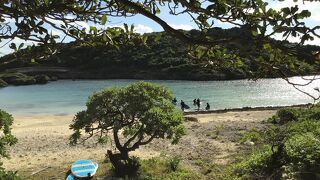 宮古島の　南部地域にある海浜公園。