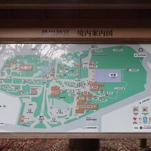 熱田神宮　境内案内図