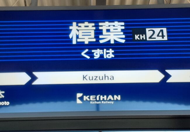 駅前に大規模な「KUZUHA MALL」があります