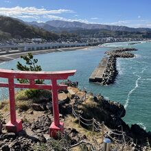 灯台近くからの景色です