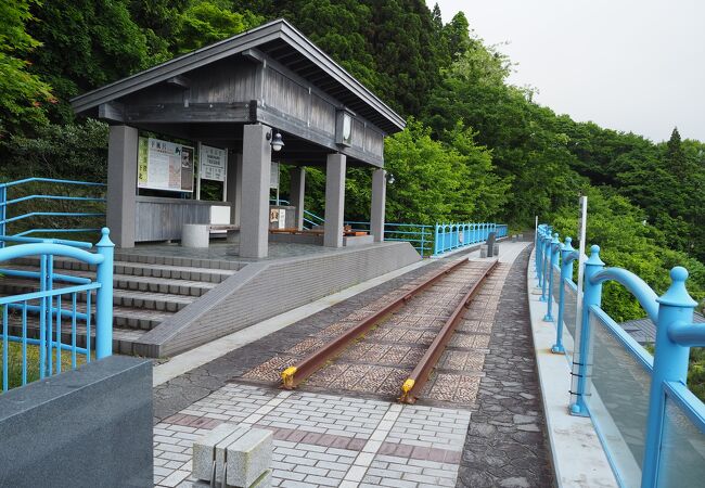 幻の大間鉄道アーチ橋「メモリアルロード」