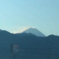 石和からの富士山