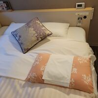 女性フロアのベッド