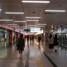 名古屋栄にある地下街です