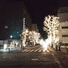 松本城側から見たところです。